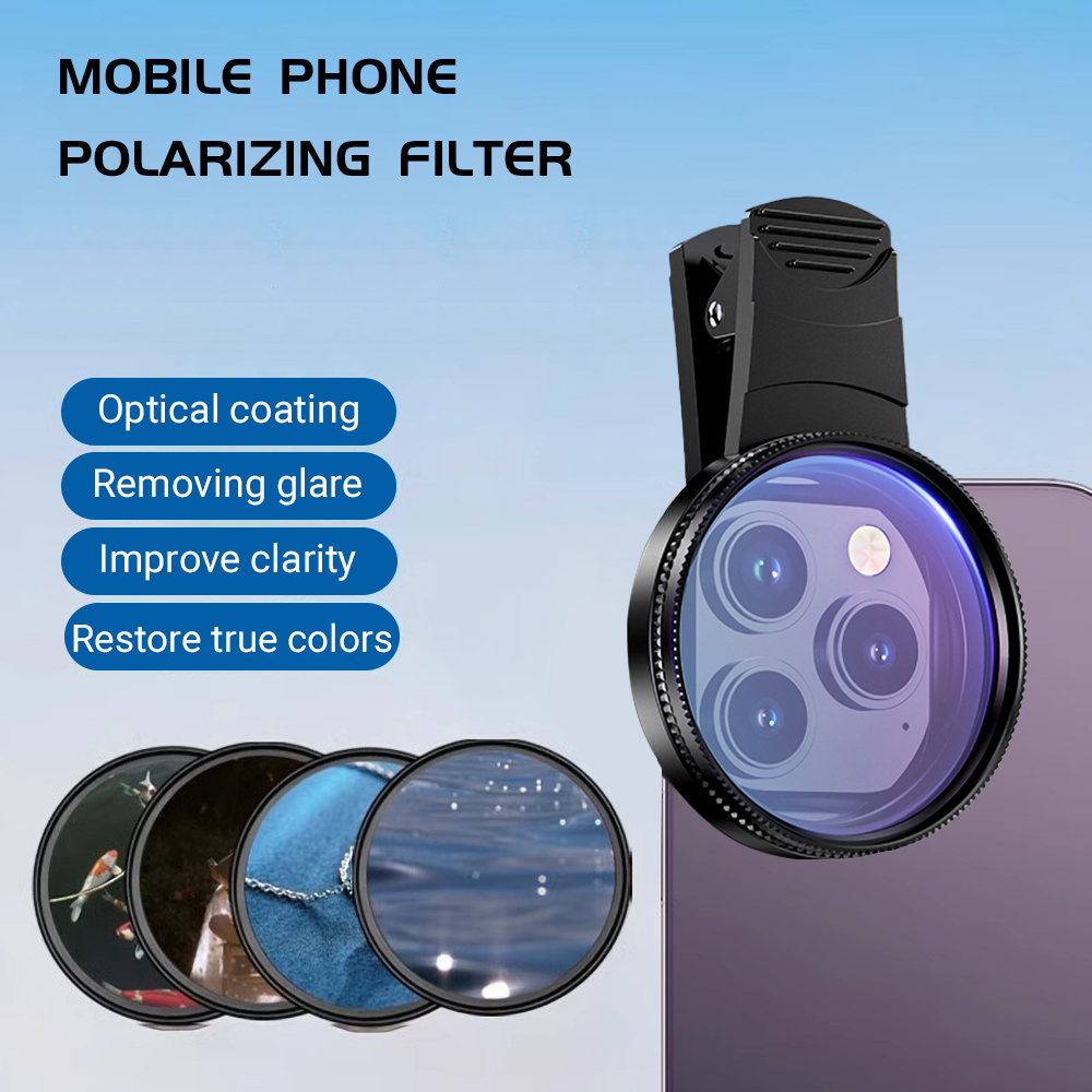 Phone Accessories And Gadget - Lensa Ponsel 52MM Universal Polarizer Kamera