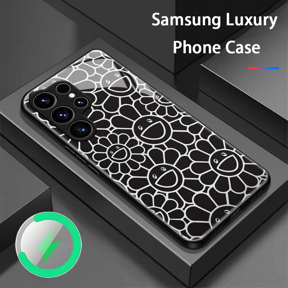 Magnetic Phone Case - Casing Ponsel Sunflower Japan Painting M-Murakami