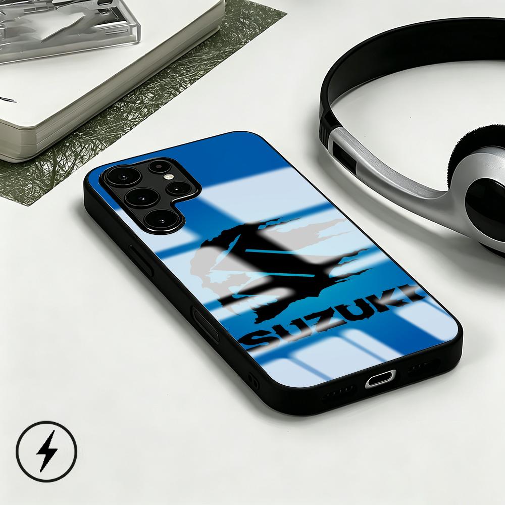 Magnetic Phone Case - Casing Ponsel Logo Supercar Suzuki-Now untuk