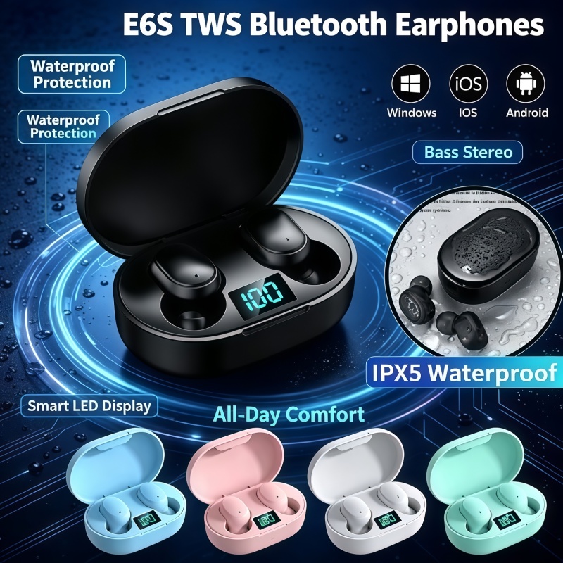 Bluetooth Earphone Tws - 2026Earphone Bluetooth TWS E6S yang laris