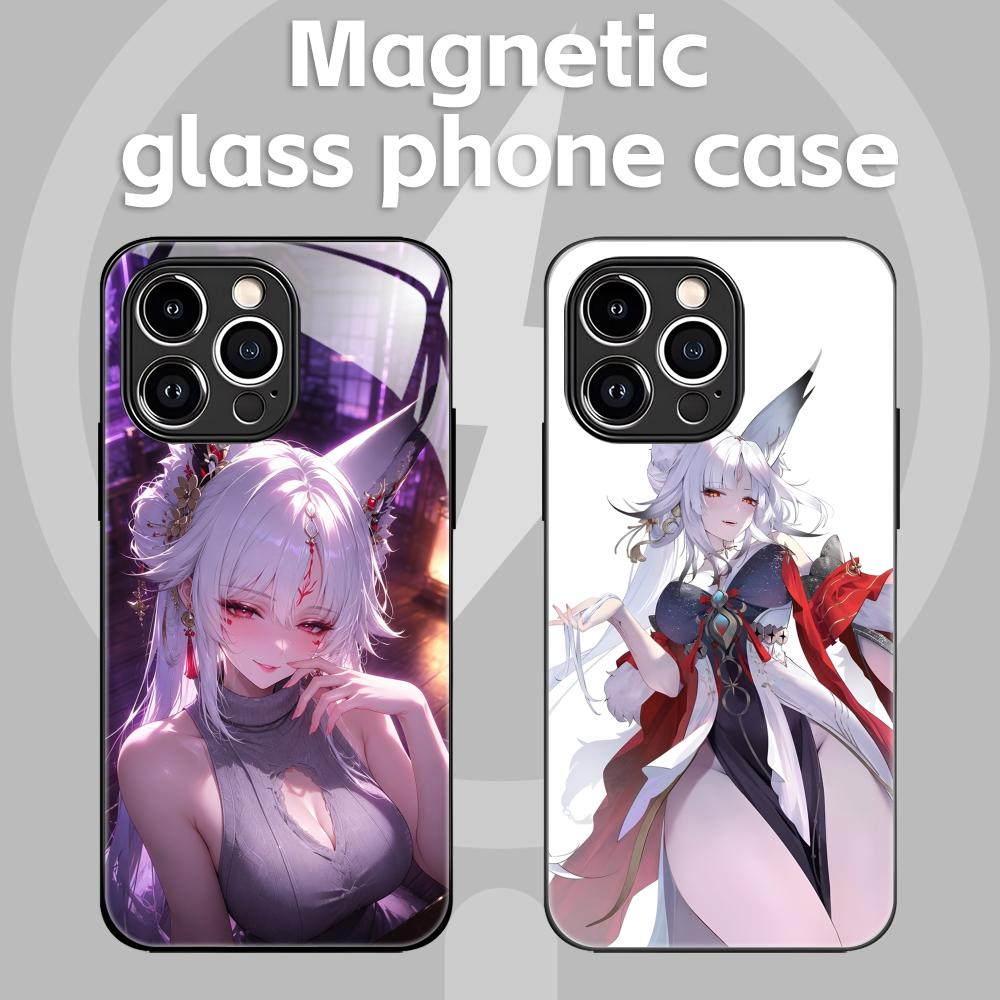 Magnetic Phone Case - Casing Ponsel Wuthering Waves Hsin Jianxin
