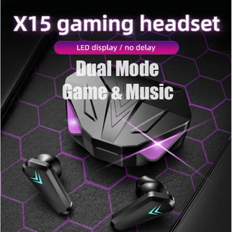 Phone Accessories Amazon - Earphone Bluetooth X15 TWS, headphone Gamer