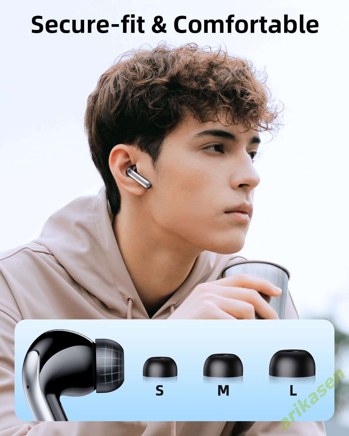 ANC earphone Bluetooth nirkabe - Phone Accessories Amazon ulasan dan harga