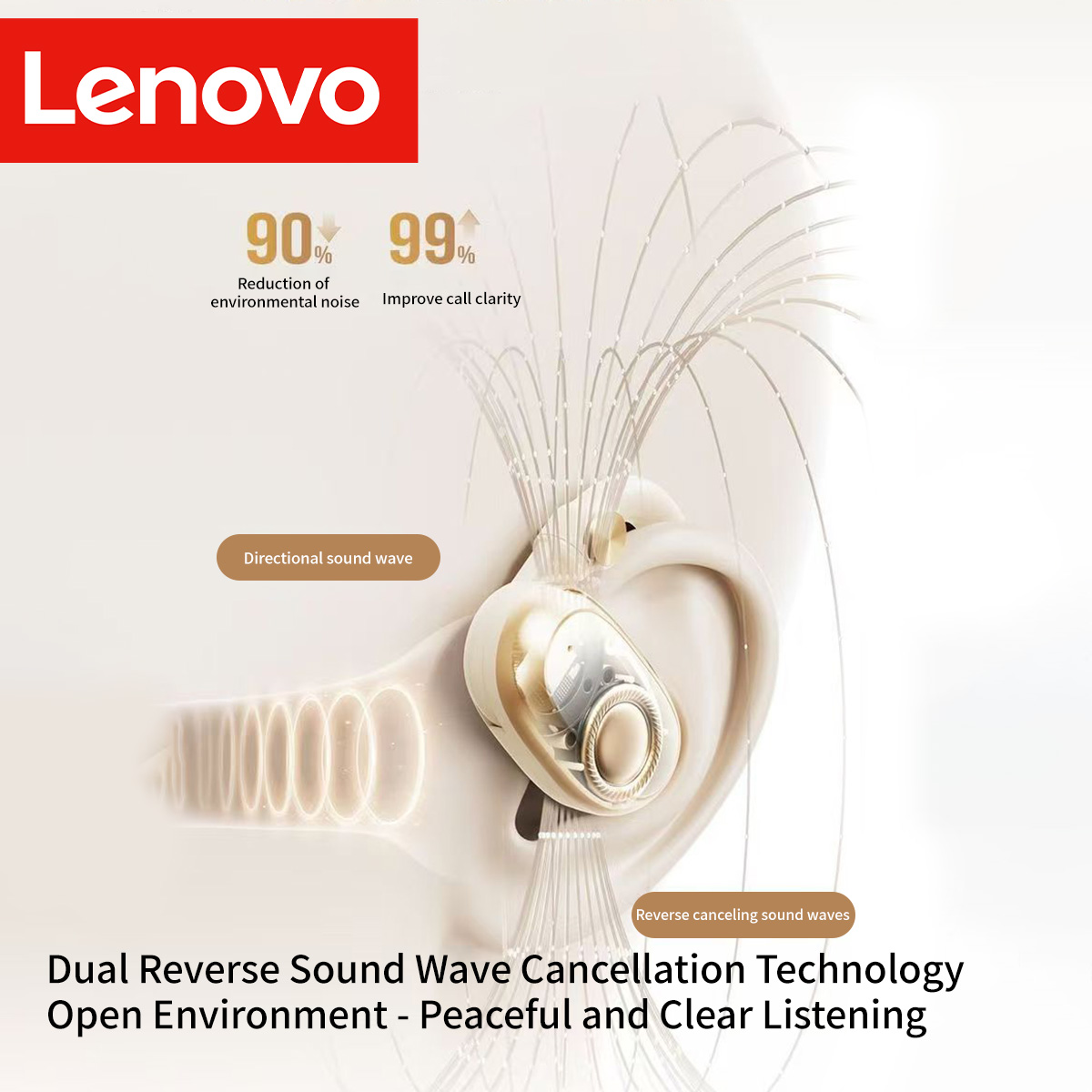 Headphone Lenovo EA366 Earhook - Phone Accessories Amazon ulasan dan harga