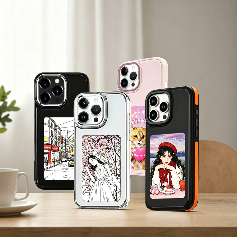 Casing HP Layar E-Ink DIY NFC  - Phone Accessories And Gadget ulasan dan harga