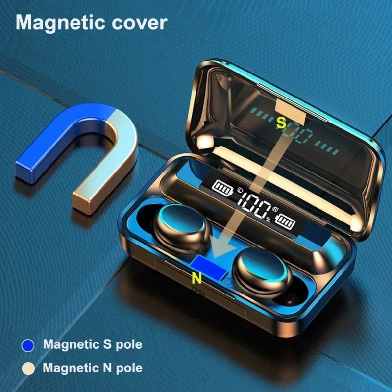 Headphone Bluetooth F9 Baru 9D - Phone Accessories Amazon ulasan dan harga