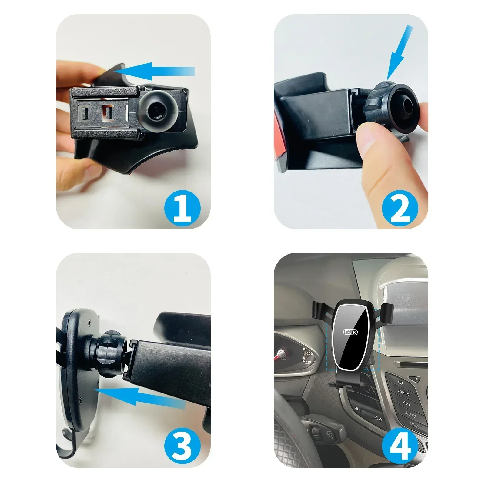 Dudukan Ponsel Mobil untuk Che - Qq Phone Accessories ulasan dan harga