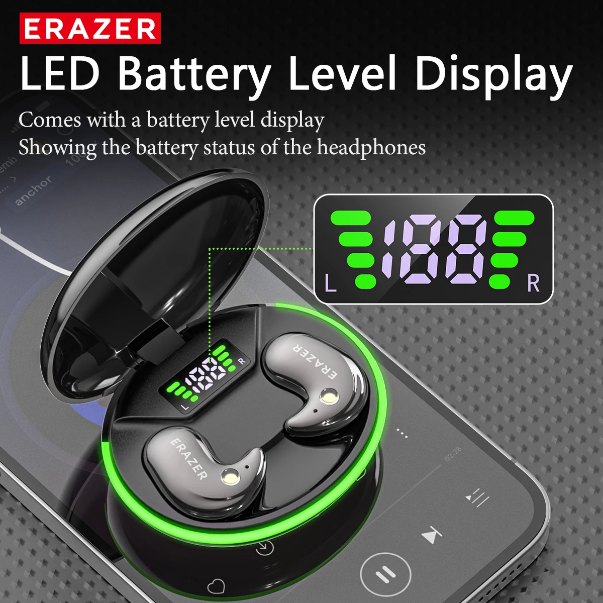 EARZER XF58 Headphone Bluetoot - Bluetooth Earphone Tws ulasan dan harga