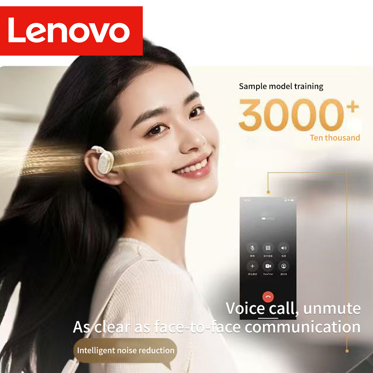 Lenovo EA366 Headphone Nirkabe - Phone Accessories Amazon ulasan dan harga