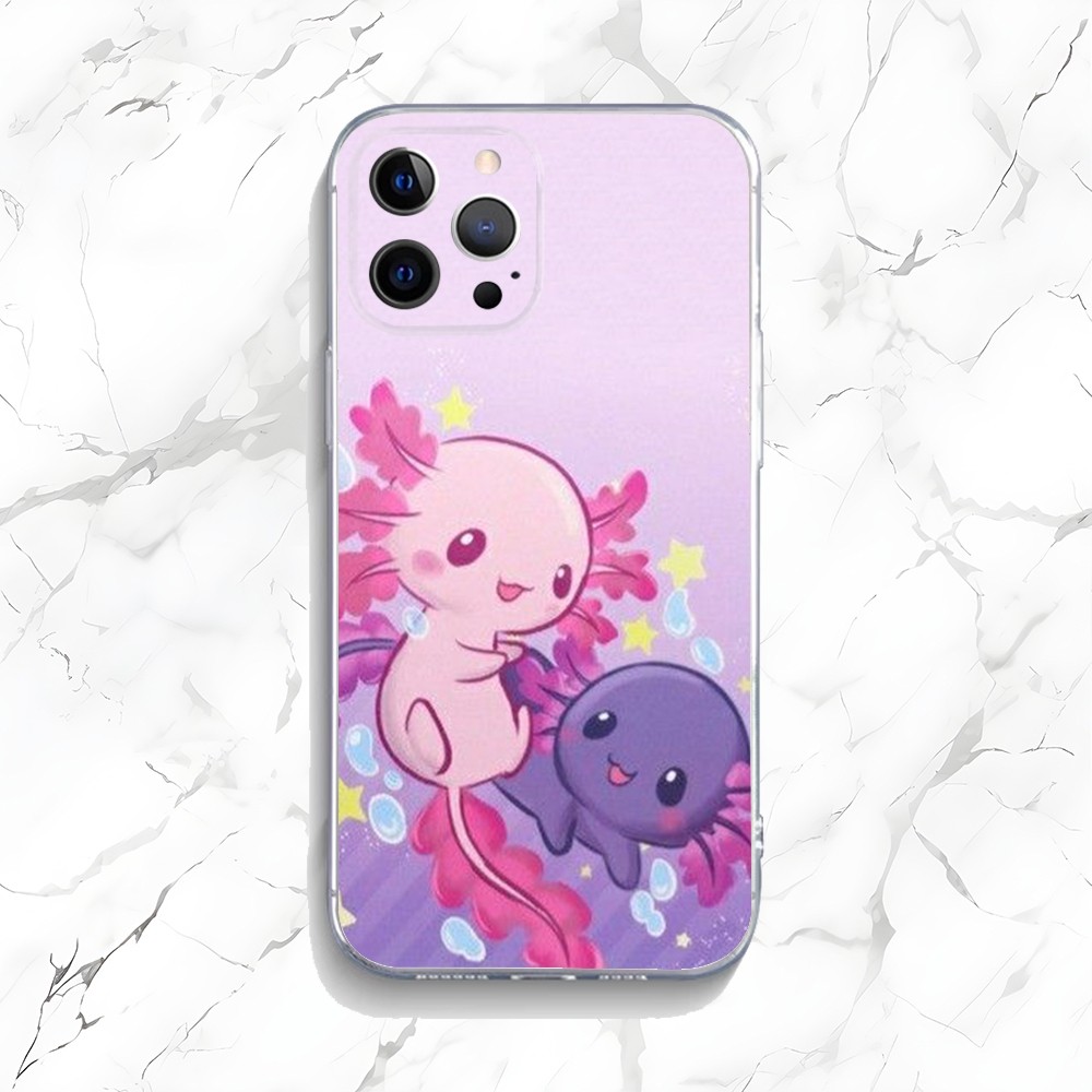 Casing ponsel Axolotl lucu unt - Phone Accessories Logo ulasan dan harga