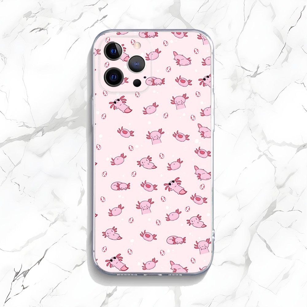 Casing ponsel Axolotl lucu unt - Phone Accessories Logo ulasan dan harga